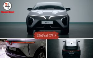 VinFast VF 9 - một trong các dòng xe ô tô điện VinFast  có bước đột phá về thiết kế mang đậm chất tương lai với những đường nét ấn tượng.